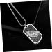 Men Cool Necklace Men's Necklaces A Necklace Cool Hip Hop Necklace Badge Punk Man - Buy Online on GoSupps.com