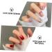 Coheali 10 pcs Nail Shape Silicone Templates | DIY Nail Art Decoration 3D Nail Charms & Resin Shapes - Buy Online on GoSupps.com
