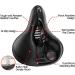 Grean Comfortable Bike Seat Cushion - Dual Shock Absorbing Memory Foam Saddle for Men and Women - Waterproof Wide Bicycle Seat for Stationary, Exercise, Mountain, and Road Bikes - Buy Online on GoSupps.com