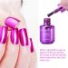 Nail polish quick-drying nail polish peeling nail polish and uncured natural water-based nail polish are suitable for home manicure (Purple) - Buy Online on GoSupps.com