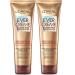 L'Oreal Paris EverCreme Sulfate Free Conditioner for Dry Hair Triple Action Hydration for Dry Brittle or Color Treated Hair with Apricot Oil 8.5 Fl Oz (Pack of 2) (Packaging May Vary)