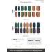 ohora Semi Cured Gel Nail Strips (N Autumn Ombre) - Salon-Quality, Long Lasting, Easy to Apply & Remove | Works with Any Nail Lamps - Includes 2 Prep Pads, Nail File & Wooden Stick - Buy Online on GoSupps.com