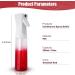 GradientRed1 300ml Continuous Mist Spray Bottle for Curly Hair Styling - Refillable & Fine Mist Sprayer - Ideal for Cleaning & Misting Plants - Buy Online on GoSupps.com