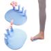 Toe spacers for feet-toe spreader toe valgus corrector |Toe vault coaches separator leg trainer with a non-slip handle and ornate underside device for toe correction
