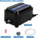 Fishkeeper Quiet Air Pump for Aquarium - 2.5W/5W/8W Up to 570L 500LPH Maximum Air Flow - Buy Online on GoSupps.com