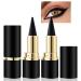 KHDULQ 2 pieces matte quickdrying eyeliner kajal pen waterresistant eyeliner stick pencil for daily makeup longlasting eye makeup for longlasting eye shadow black
