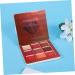 FOMIYES 9 Shimmer Eyeshadow Metallic Eye Shadow Palettes Eyeshadow Powder Makeup Palette Matte 1 count (Pack of 1) Red - Buy Online on GoSupps.com