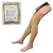 Petite Footless Thigh High 15-20 mmHg Compression Sleeve YKK Zipper P-S/M Nude