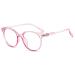 Suertree Blue Light Filter Myopia Glasses Mild Nearsightedness Glasses Hinge Fashion Distance Glasses for Women 959 Pink -2.0