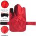 Premium Waterproof Dog Raincoat - Soft Lining Adjustable for Small Medium & Large Dogs (11-71 Inches) - Red XXL - Buy Online on GoSupps.com