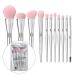 High-End Makeup Brushes Set - 11 Soft Hair Beauty Tools for Eye Shadow & Foundation - White-Fruit Peach - International Shipping Available - Buy Online on GoSupps.com