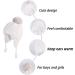 LANGZHEN Toddler Winter Hat Earflap Knit Cap Fleece Lined Beanie - White (6-12 Months) - Buy Online on GoSupps.com