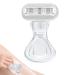 Monozoz razor for women razor for women moisturizing smooth women's razor manual razor women's razor for legs smooth razor for bikini-liner white