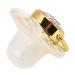Soft Silicone Baby Pacifier with Crystal Rhinestones - Gold | International Shipping Available - Buy Online on GoSupps.com