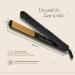 Professional 2 in 1 Hair Straightener & Curler - Titanium Flat Iron for Smooth Finish | Quick Heat Ceramic Floating Plates - Buy Online on GoSupps.com