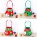 CHILDWEET 4pcs Christmas Candy Bag Xmas Candy Xmas Presents Pouches Xmas Bag Holder Brushed Cloth Snack - Buy Online on GoSupps.com