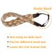 Silk-Co Women s 5-Strand Blonde Braided Headband | Vintage Elastic Hair Band for Weddings | Hair Tie & Extensions | 3.8cm Wide Blonde & Honey Blonde - Buy Online on GoSupps.com