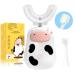 Kids Electric Toothbrushes U Shaped, Toddler Electric Toothbrush with 2 Soft Brush Heads 2 Cleaning Modes- Kids Automatic Ultrasonic 360 Degree Toothbrush with Smart Timer, IPX7 Waterproof(2-14 Age)