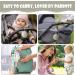 Aolso Dummy Holder Case Silicone Dummy Holder Case Baby Dummy Holder Case Pacifier Holder Case Portable Soother Pods for Baby Baby Pacifier Case for Travel Home (Grey) - Buy Online on GoSupps.com