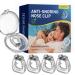 Anti snoring Device Snore Stopper Silicone Magnetic Nose Clip Snoring Solution Comfortable & Reusable Nasal to Relieve Snore 4 PCS