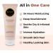 ALZIBA CARES Natural Moisturizing Body Lotion 24H Ultra Hydration with Aloe Vera & Shea Butter | Face & Body Moisturiser with Grapseed Vit E & Argan Oil | Dry to Very Dry Skin Lotion | 180ml - Buy Online on GoSupps.com