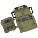 Tactical Military Bag MOLLE First Aid Belt Pouch - Survival Med Roll Carrier with Hypalon Handle - Durable Two Piece System - OD Green - Buy Online on GoSupps.com