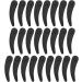Lawn Mower Blades 25PCS Flexible Durable Fast Cutting Lawnmower Trimmer Blades for Courtyard (Black) - Buy Online on GoSupps.com
