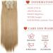 Clip-In Extensions Like Real Hair 6 Pieces 61 cm Hair Extensions with Clips 6 Wefts 16 Clips for Complete Hair Extensions Straight Hair Extensions for Women (27/613) - Buy Online on GoSupps.com