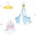 DECOWALL SG-2118 Princess Castle Wall Stickers for Girls Kids - Removable Nursery Bedroom Living Room Decor - Buy Online on GoSupps.com