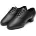 Little Boy Black Dance Shoes - Modern Ballroom Latin Shoes for Boys Size 1.5 Big Kid - Buy Online on GoSupps.com