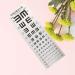 Healifty Eye Card Waterproof Vision Examination Chart - Accurate Eye Testing for All Ages | International Shipping Available - Buy Online on GoSupps.com