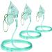 HUOBAOPAO 3 PACK Oxygen Face Mask Adult: with 6.6' Tube & Adjustable Elastic Strap - Size XL