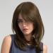 Layered Brown Synthetic Wig with Bangs - Medium Length Hair for Women | Perfect for Daily Wear & Parties - Buy Online on GoSupps.com