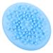 Massage Brush Silcone Body Scrubbers Anti Massager Body Massage Tool Scalp Shampoo Brush Wear-Resistant Body Massager Body Supply Take a Bath Remover Blue 12x10x5.9cm
