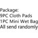 10 Pcs Reusable Menstrual Pad Set with Mini Wet Bag - Heavy Flow Bamboo Mama Cloth Sanitary Napkin Pads - Buy Online on GoSupps.com