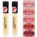2PCS Cozzo Lip Plumper Cozzo Vitamin E Lip Plumping Serum Baume l vres 2 en 1 Gloss Repulpant Levres Gloss pour L vres Pulpeuses S rum Naturel Pour Les L vres et le Soin des L vres Lip Enhancer - Buy Online on GoSupps.com
