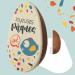 Pack of 2 Easter Chocolate – Half Easter Egg Personalised Easter Design Small