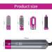 New Curling Iron 5 in 1 Curling Wand Set with 3 Barrel Hair Curler Interchangeable Ceramic Barrels and Hair Straightener Brush Auto wrap Hair Styler Detachable Brush Heads Comb for Straightening Automatic Curling Styling Hair Wrap Curler - Buy Online on GoSupps.com