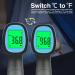 No Touch Forehead Thermometer for Adults and Children - Digital Infrared Body Thermometer for Kids - High Temperature Alarm - Instant Accurate Reading - Black - Buy Online on GoSupps.com