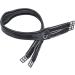 Buy SUNRIDE Soho Anatomical Leather Saddle Girth 130 cm - D-Ring for Auxiliary Reins - Black | International Shipping Available - Buy Online on GoSupps.com
