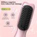 Portable Mini Wireless Hair Straightening Brush - Cordless Straightener Comb with 11 Temperature Settings Fast Heating & Anti-Scald - Lightweight & Travel-Friendly for All Hair Types - Pink - Buy Online on GoSupps.com