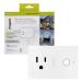 Legrand - Pass & Seymour Radiant WWP10CCV2 Enabled Plug, White Smart Wi-Fi Switch Smart Plug White