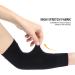 LIOOBO 2 Pairs Lymphedema Arm Sleeve Post Mastectomy Compression Sleeve Anti Swelling Glove Gauntlet Arm Support Brace for Anti Edema Swelling Lymphedema Black Skin Color - Buy Online on GoSupps.com