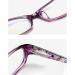 2 Pack Reading Glasses - Stylish Blue Light Blocking Eyeglasses with Spring Hinge - 2.0X Red Pattern Frames - Buy Online on GoSupps.com