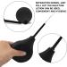 SKHAOVS Enema Bulb Douche Kit - Reusable Silicone Nozzle, Comfortable 160ml Capacity - for Men and Women - Includes Cleaning Brush (Black) - Buy Online on GoSupps.com