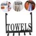 PRETYZOOM 1pc Door Hook Storage Shelf Over The Door Organizer Iron Storage Hook Door Back Wall Hanging - Buy Online on GoSupps.com