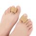 Pack of 8 Gel Toe Separators-Toe Spacers - to Straighten Overlapping Toes- Correct Crooked Toes Toe Straightener Hammer Toe Calluses Bunions Hallux Valgus (Beige)