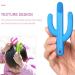 Baby Toothbrush Teether - Soft Silicone Bristles for Teething Relief (2pcs Blue and Green) - Buy Online on GoSupps.com
