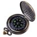 Vintage Pocket Compass for Kids Classic Portable Compass Accurate Waterproof for Hiking Outdoor Camping Motoring Boating Backpacking Survival Emergency (Copper)