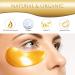 HOPEMATE 24K Gold Eye Treatment Mask - Dark Circles & Puffy Eyes Gel Pads - Anti-Wrinkle - 14 Pairs - Buy Online on GoSupps.com